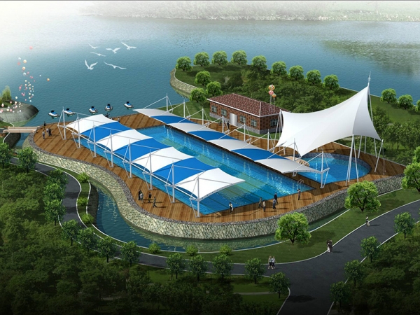 泳池、沖浪膜結(jié)構(gòu)